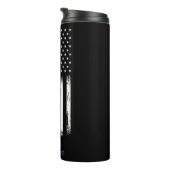 Koffie van de politie van de blauwe lijn thermosbeker (Geroteerd rechts)