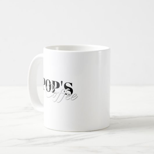 Koffie van de pop koffiemok (Voorkant links)