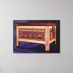 Koffie van de Tomb van Tutankhamun Canvas Afdruk