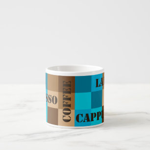 Koffie van het Schaakbord van Waterman de Vintage Espresso Kop
