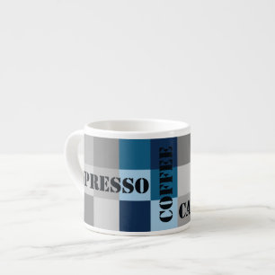 Koffie van het Schaakbord van Waterman de Vintage Espresso Kop