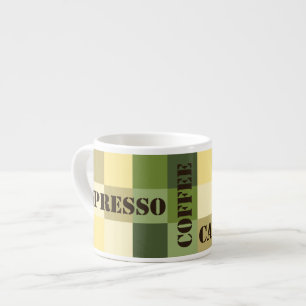 Koffie van het Schaakbord van Waterman de Vintage Espresso Kop