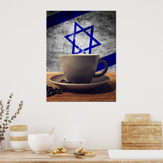 Koffie van Israël Poster (Keuken)