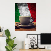 Koffie van Italië Poster (Thuiskantoor)