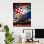 Koffie van Kroatië Poster (Thuiskantoor)