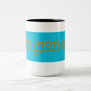 koffie van liefde tweekleurige koffiemok