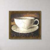 Koffie van Oud Canvas Afdruk (Voorkant)