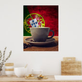 Koffie van Portugal Poster (Keuken)