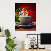 Koffie van Portugal Poster (Thuiskantoor)