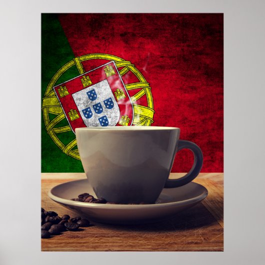 Koffie van Portugal Poster (Voorkant)