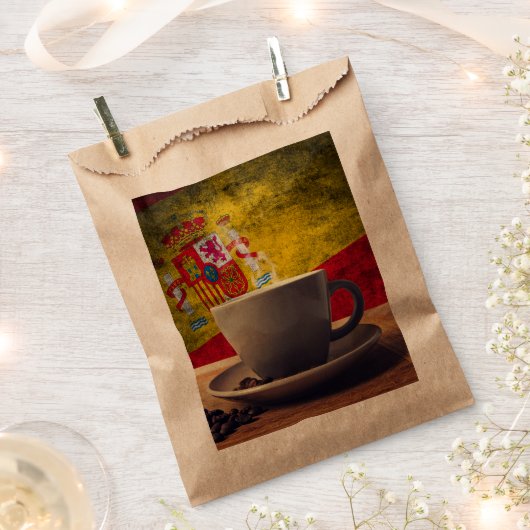 Koffie van Spanje Bedankzakje (Geknipt)