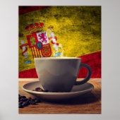 Koffie van Spanje Poster (Voorkant)