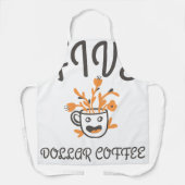 Koffie van vijf dollar schort (Voorkant)