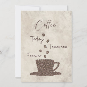 Koffie vandaag Morgen voor altijd- Kaart