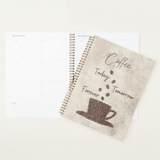 Koffie vandaag Morgen voor altijd- Planner (Display)