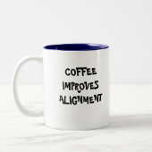 KOFFIE VERBETERT DE BEHEERSING TWEEKLEURIGE KOFFIEMOK (Links)