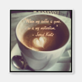 Koffie verdwenen magneet