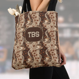 Koffie Verse ideeën gebrouwen hier Vintage Look Ca Tote Bag