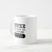 Koffie Versus Bacon Grappige Mok (Voorkant links)