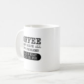 Koffie Versus Bacon Grappige Mok (Voorkant links)
