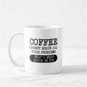 Koffie Versus Bacon Grappige Mok (Links)