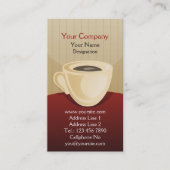 Koffie Verticale Visitekaartjes kopen (Voorkant)
