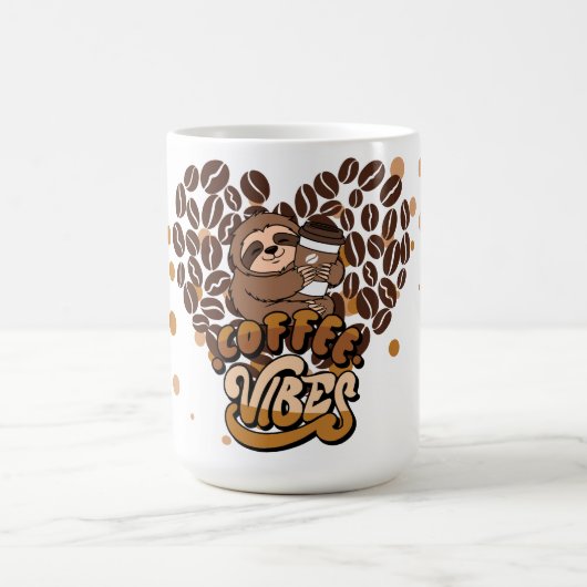 koffie vibes ontwerp koffiemok (Center)
