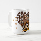 koffie vibes ontwerp koffiemok (Voorkant links)