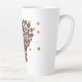 koffie vibes ontwerp latte mok (Rechts)