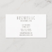 koffie. visitekaartje (Achterkant)