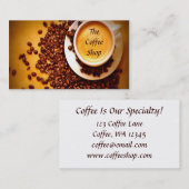 Koffie Visitekaartje (Voorkant / Achterkant)