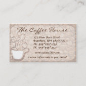 Koffie-Visitekaartje Visitekaartje (Achterkant)