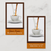 Koffie-Visitekaartjes Visitekaartje (Voorkant / Achterkant)