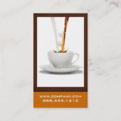 Koffie-Visitekaartjes Visitekaartje (Achterkant)