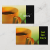 Koffie-Visitekaartjes Visitekaartje (Voorkant / Achterkant)