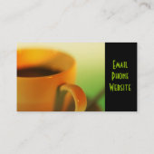Koffie-Visitekaartjes Visitekaartje (Achterkant)