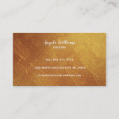 Koffie Visitekaartjes voor logo van winkeldame (Achterkant)