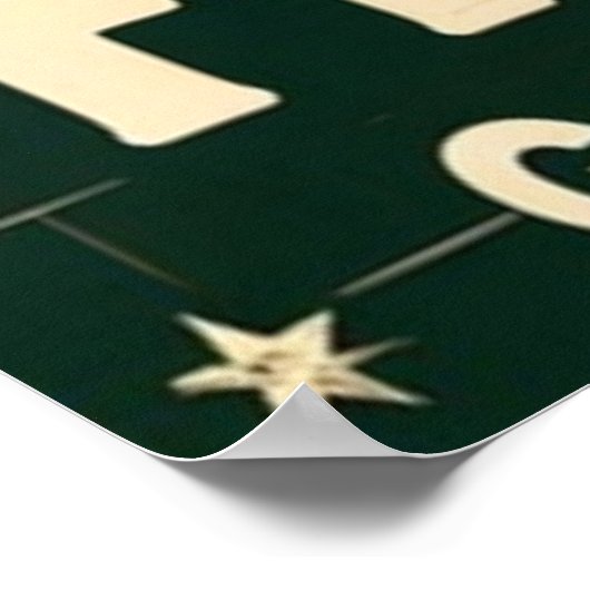 Koffie & Vist Samen Poster (Hoek)