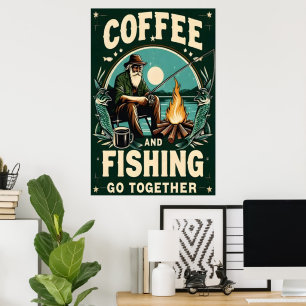 Koffie & Vist Samen Poster