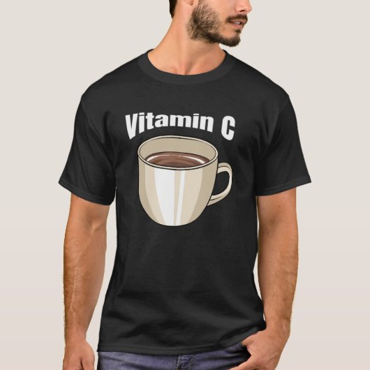 Koffie Vitamine C Cafe Drank Cafeïne Koffie Dr. T-shirt (Voorkant)