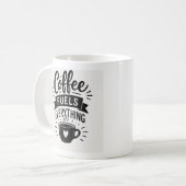 Koffie voedt alles mok (Voorkant links)