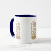 Koffie Vonkt Ideeën Mok (Voorkant links)