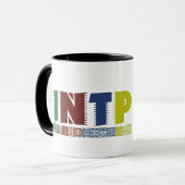 Koffie voor briljante INTP's - Myers-Briggs Mok (Voorkant links)