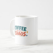 Koffie Voor Chaos Mok (Voorkant links)