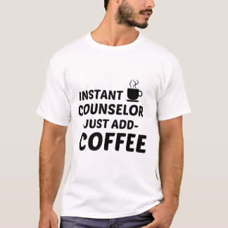 KOFFIE VOOR CONTANTEN VOEGEN KOFFIE TOE T-SHIRT