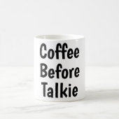 koffie voor de babbel koffiemok (Center)