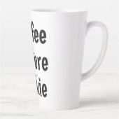 koffie voor de babbel latte mok (Rechts)