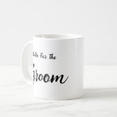 Koffie voor de bruidegom koffiemok (Voorkant links)