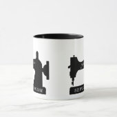 Koffie voor de combinatie van naaigarens en vriesr mok (Midden)