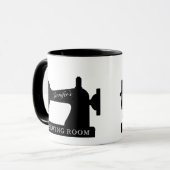 Koffie voor de combinatie van naaigarens en vriesr mok (Voorkant links)